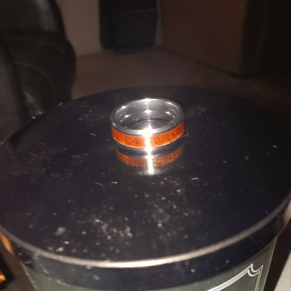 Men's Tungsten Carbide Wood Ring